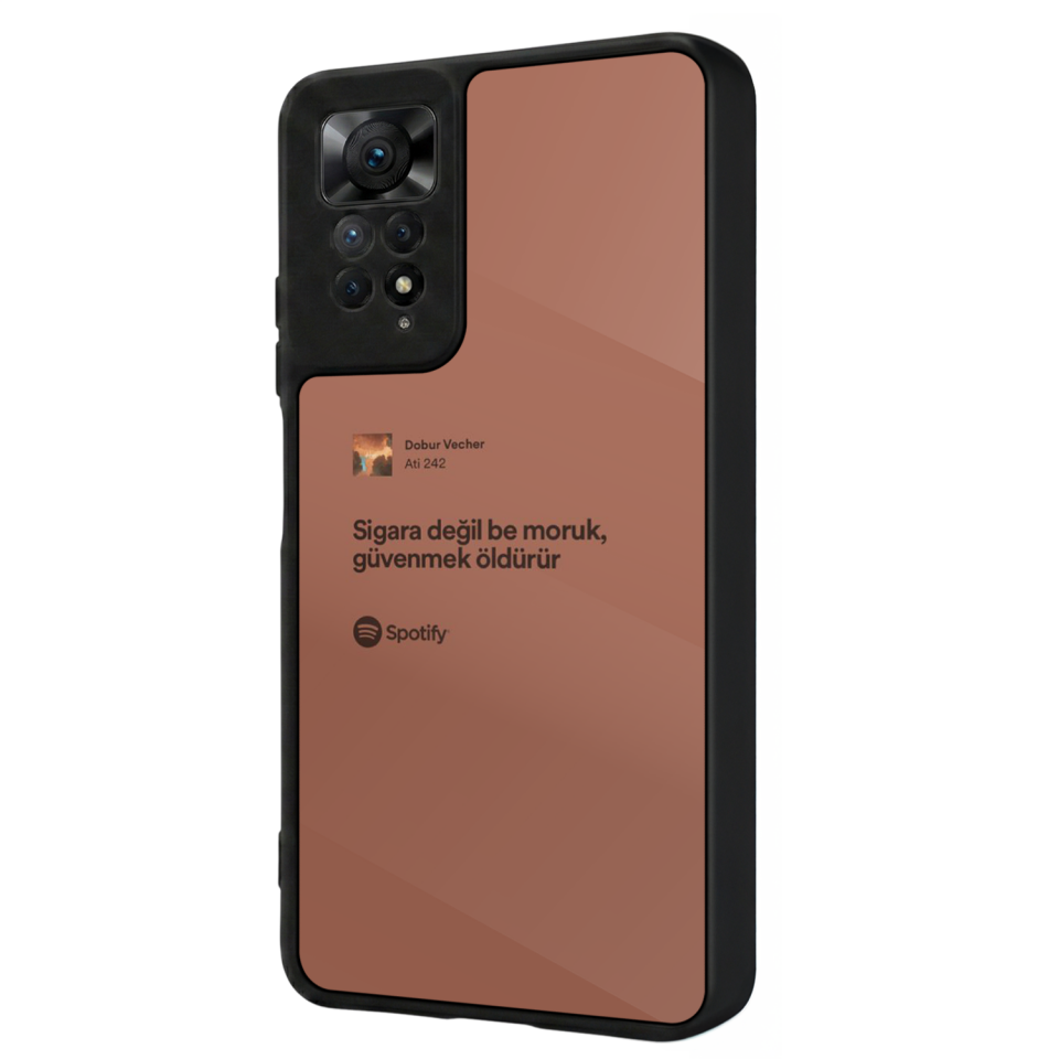 Xiaomi Redmi Note 11 Pro Uyumlu Sarki Sozleri Tasarımlı Glossy Premium Kılıf