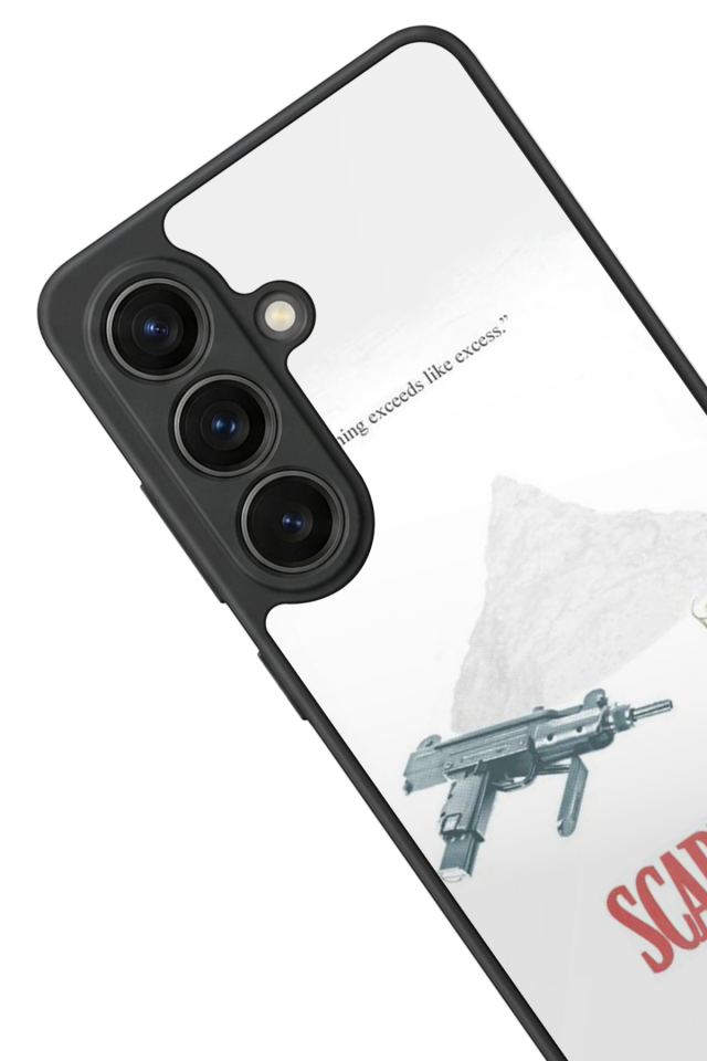 Samsung Galaxy S26 Uyumlu Scarface Tasarımlı Glossy Premium Kılıf