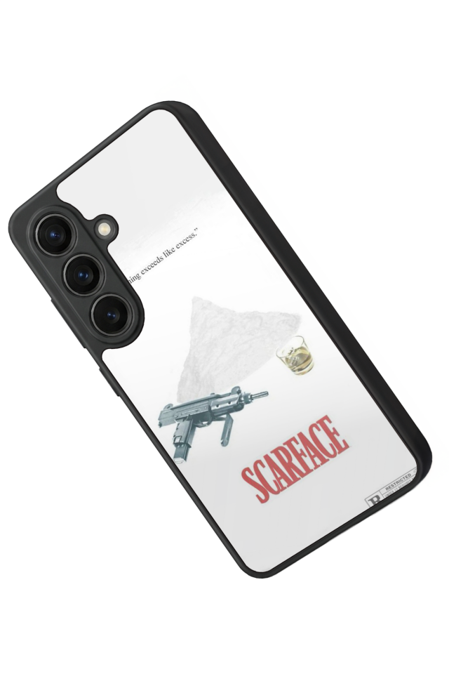 Samsung Galaxy S26 Uyumlu Scarface Tasarımlı Glossy Premium Kılıf