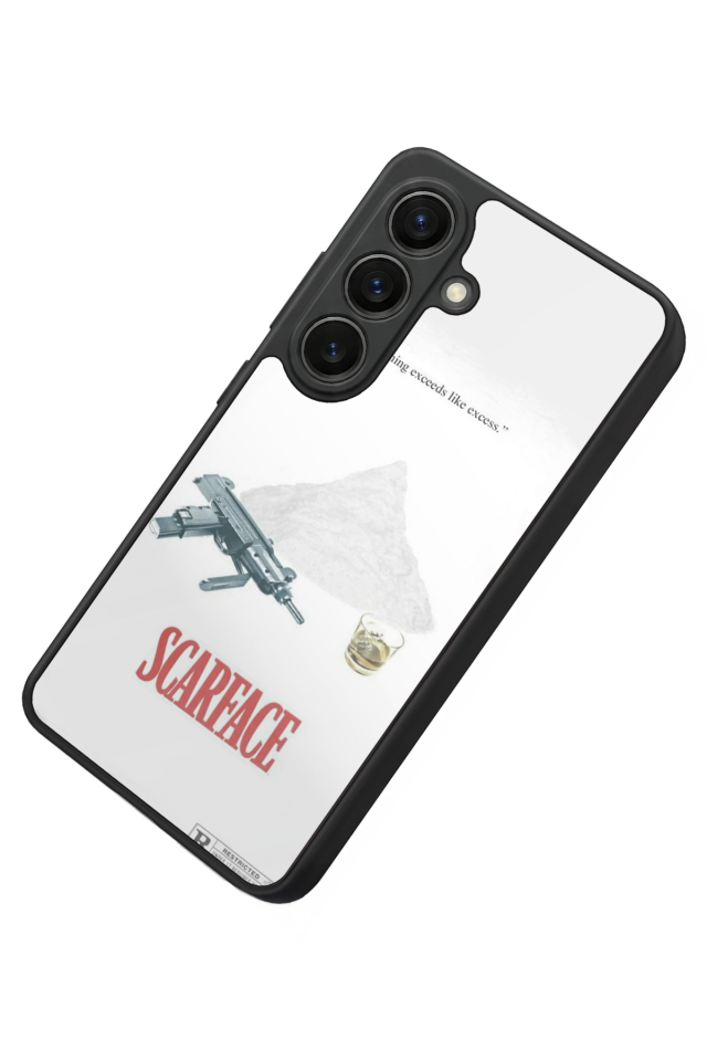 Samsung Galaxy S26 Uyumlu Scarface Tasarımlı Glossy Premium Kılıf