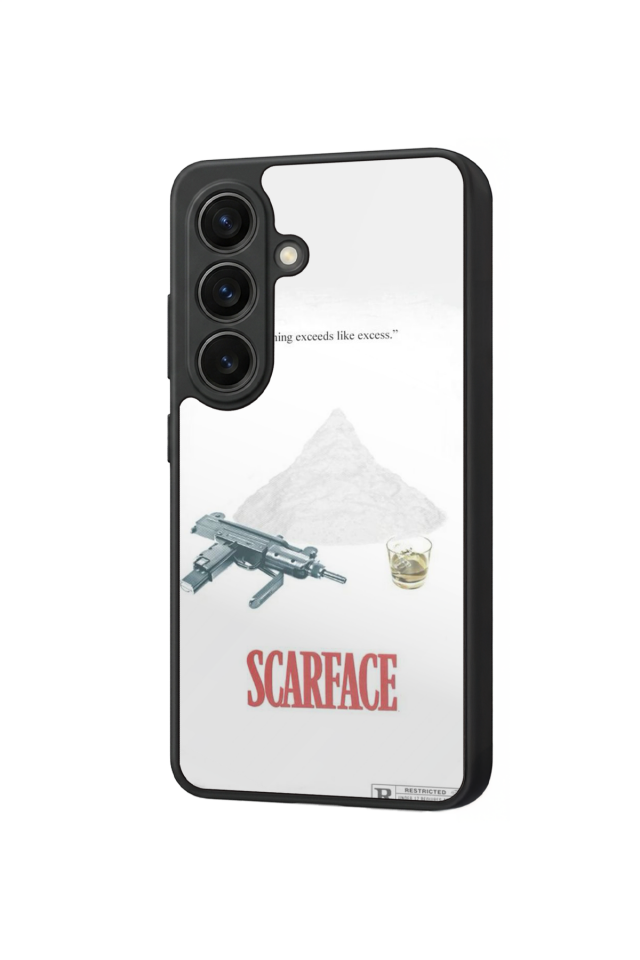 Samsung Galaxy S26 Uyumlu Scarface Tasarımlı Glossy Premium Kılıf