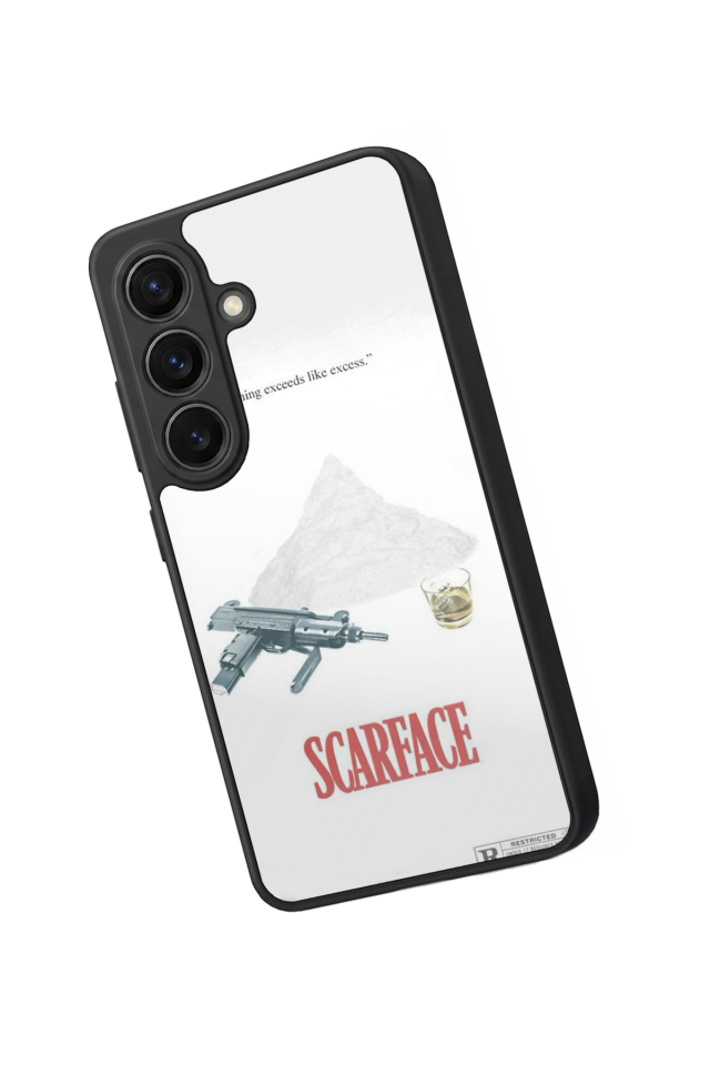 Samsung Galaxy S26 Uyumlu Scarface Tasarımlı Glossy Premium Kılıf