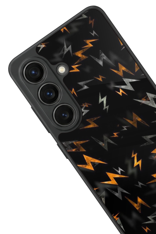 Samsung Galaxy S26 Uyumlu Simsek Tasarımlı Glossy Premium Kılıf