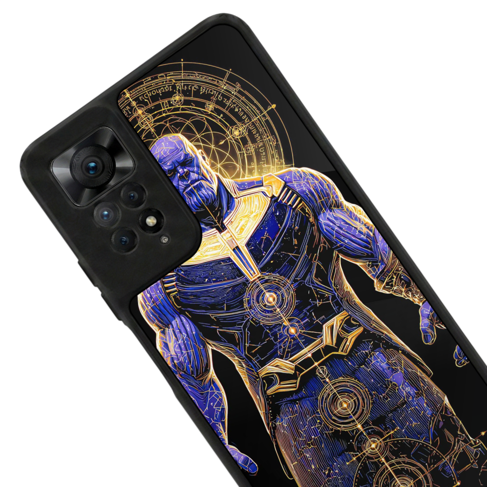 Xiaomi Redmi Note 12 Pro Uyumlu Retro Flame Patterns Tasarımlı Glossy Premium Kılıf