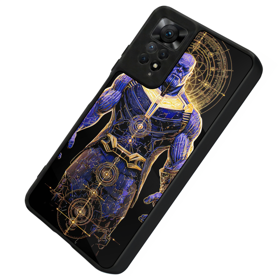Xiaomi Redmi Note 12 Pro Uyumlu Retro Flame Patterns Tasarımlı Glossy Premium Kılıf
