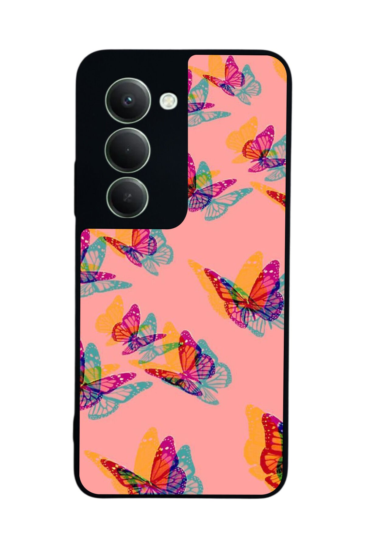 Xiaomi Redmi 15 5G Uyumlu Kelebek Tasarımlı Glossy Premium Kılıf