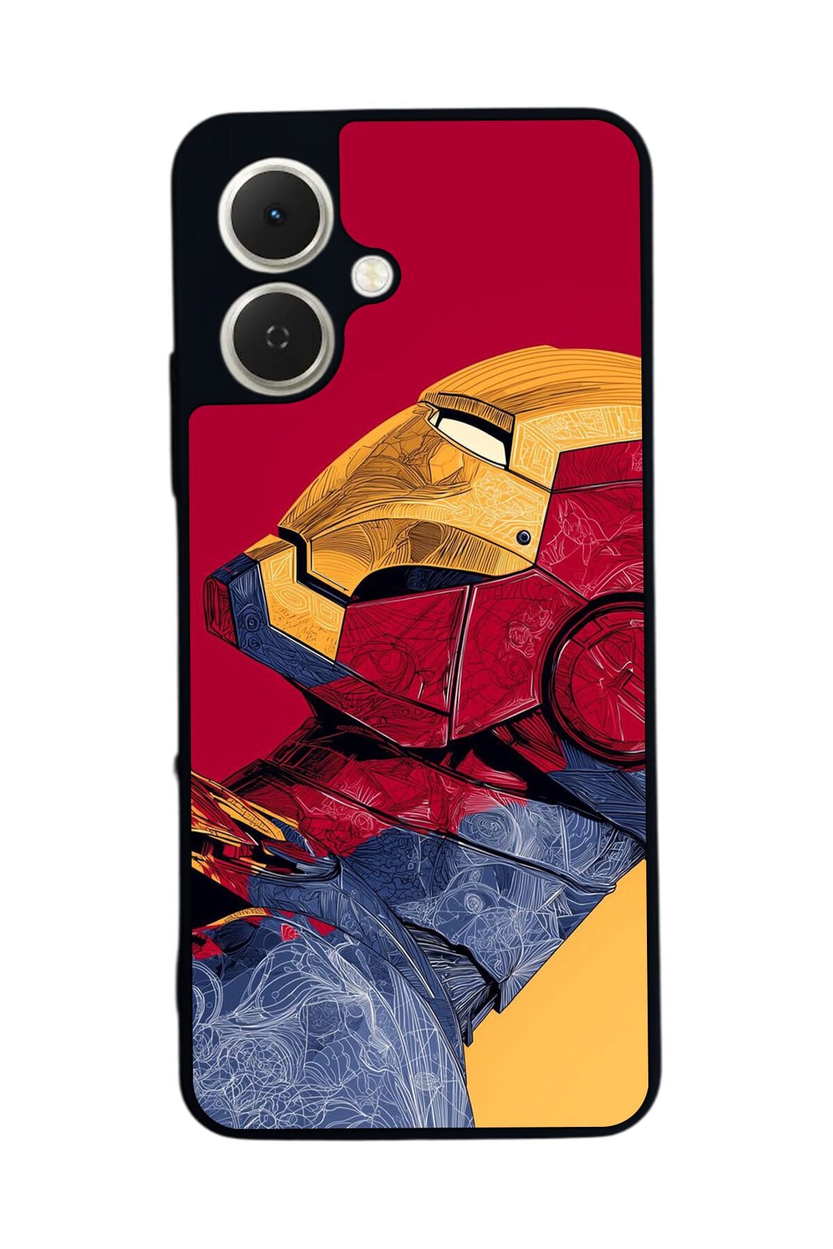 Tecno Spark GO 2 Uyumlu Iron Man ( Demir Adam ) Tasarımlı Glossy Premium Kılıf