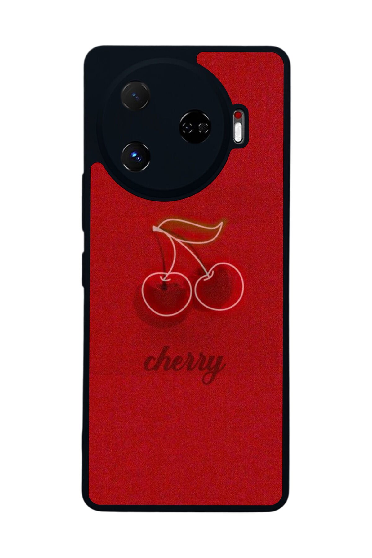 Tecno Camon 30 Pro Uyumlu Kiraz Tasarımlı Glossy Premium Kılıf