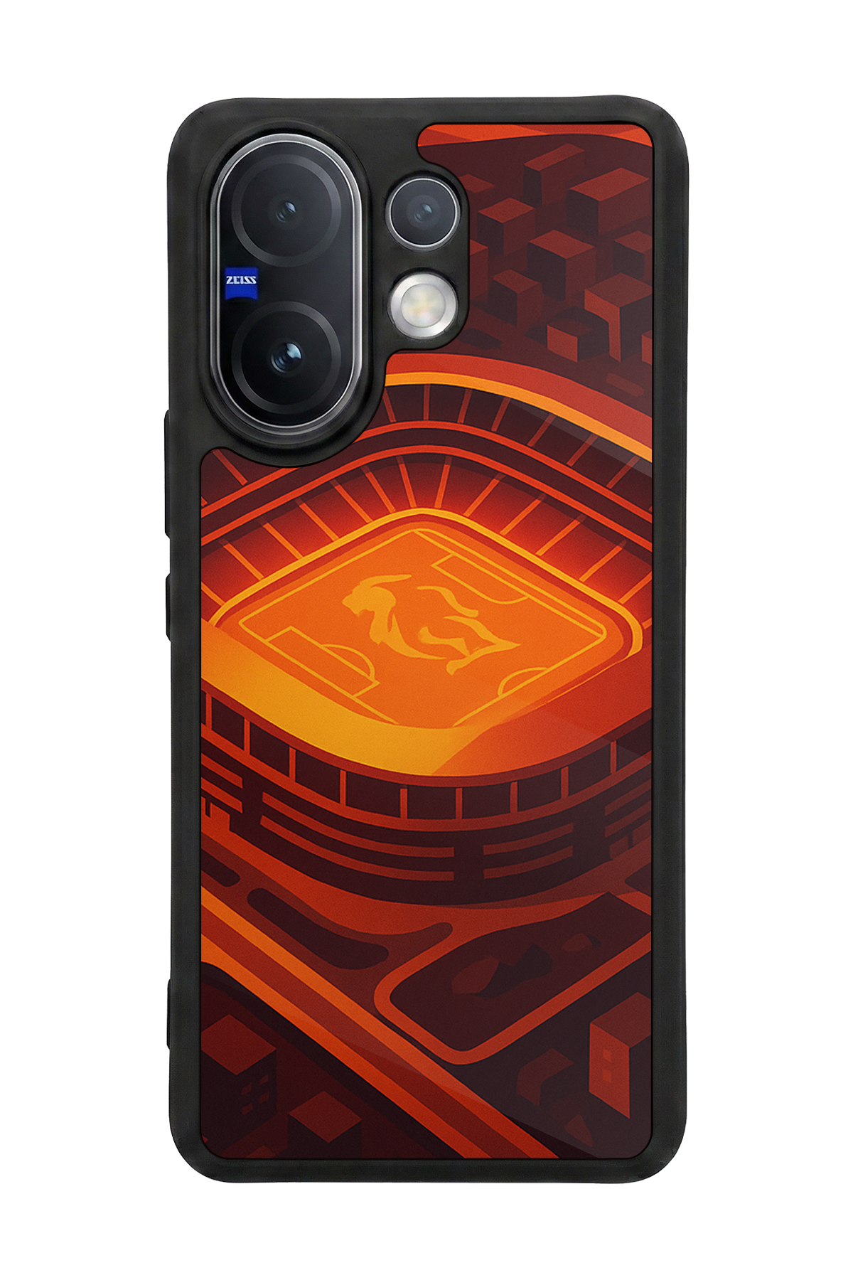 Vivo V60 Uyumlu Aslan Tasarımlı Glossy Premium Kılıf