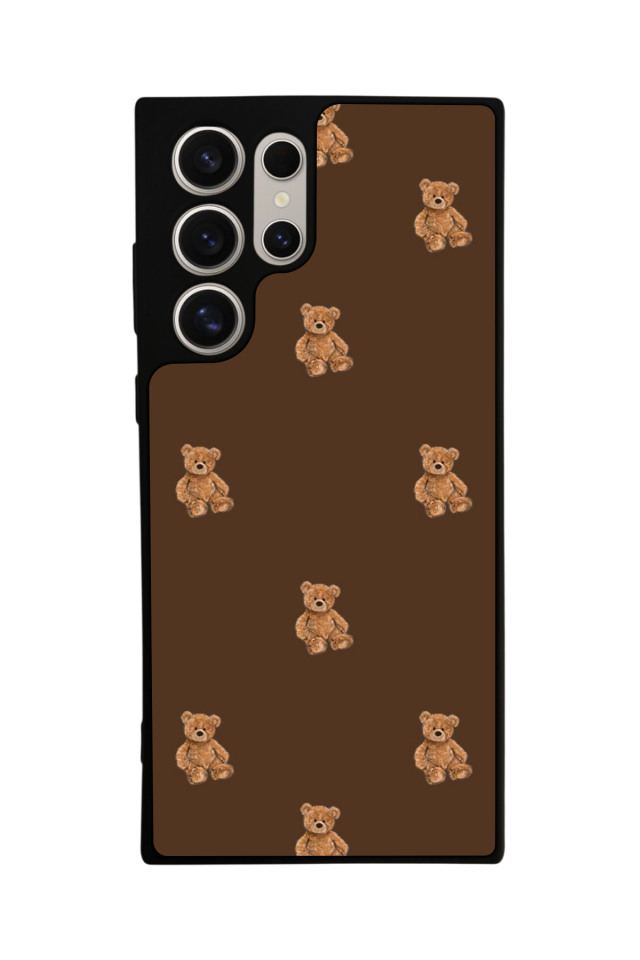 Samsung Galaxy S24 Ultra Uyumlu Ayı Tasarımlı Glossy Premium Kılıf