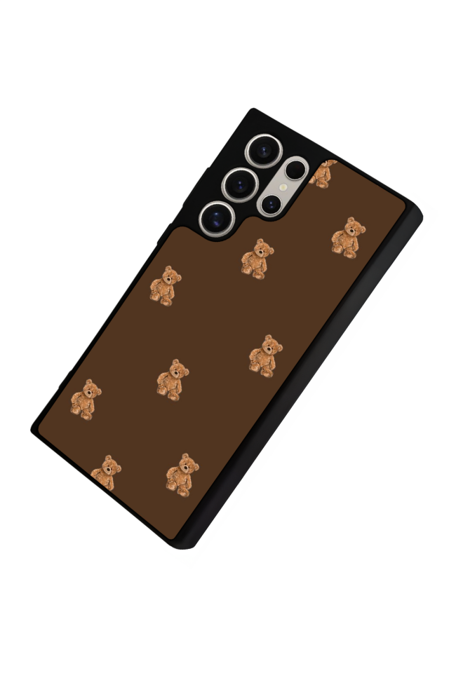 Samsung Galaxy S24 Ultra Uyumlu Ayı Tasarımlı Glossy Premium Kılıf