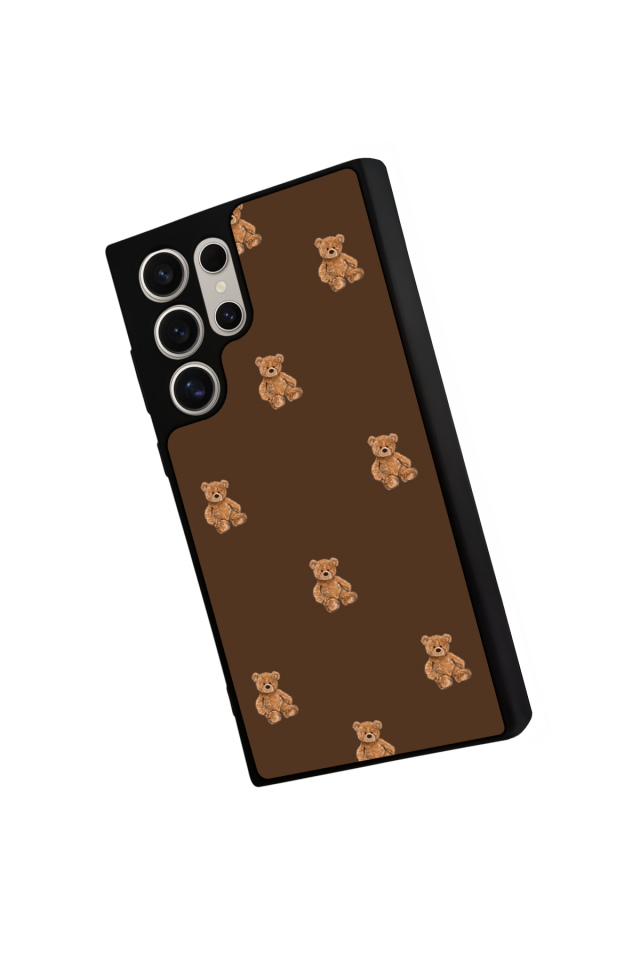 Samsung Galaxy S24 Ultra Uyumlu Ayı Tasarımlı Glossy Premium Kılıf