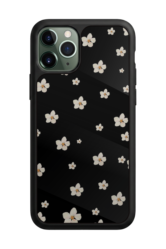 iPhone 11 Pro Max Uyumlu Cicek Tasarımlı Glossy Premium Kılıf