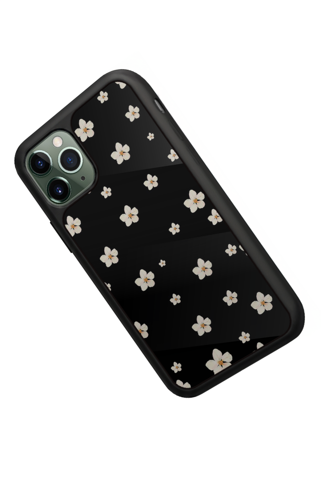 iPhone 11 Pro Max Uyumlu Cicek Tasarımlı Glossy Premium Kılıf