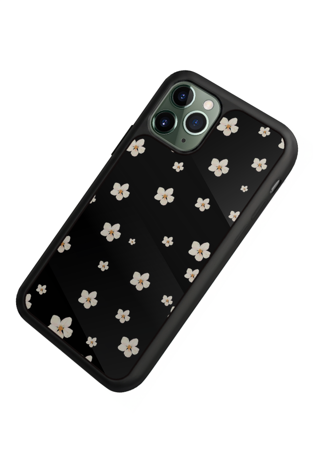 iPhone 11 Pro Max Uyumlu Cicek Tasarımlı Glossy Premium Kılıf