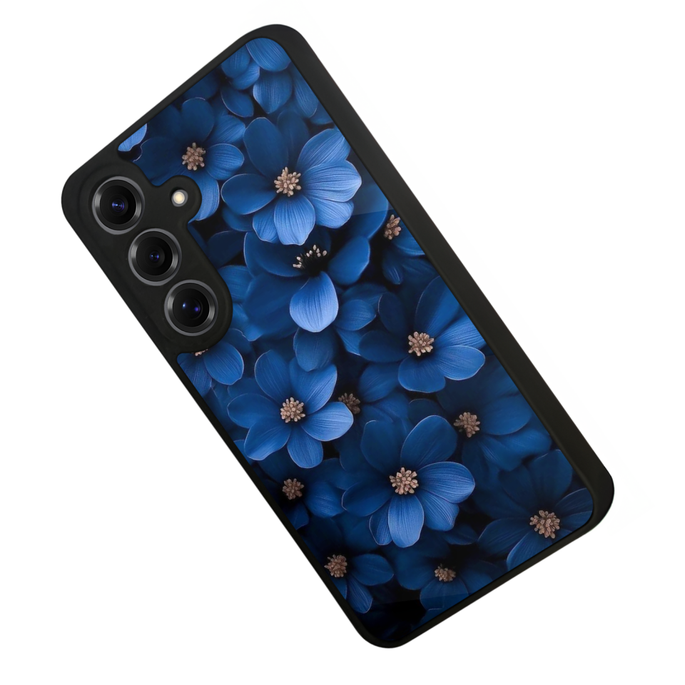 Samsung Galaxy S25 Uyumlu Cicek Tasarımlı Glossy Premium Kılıf