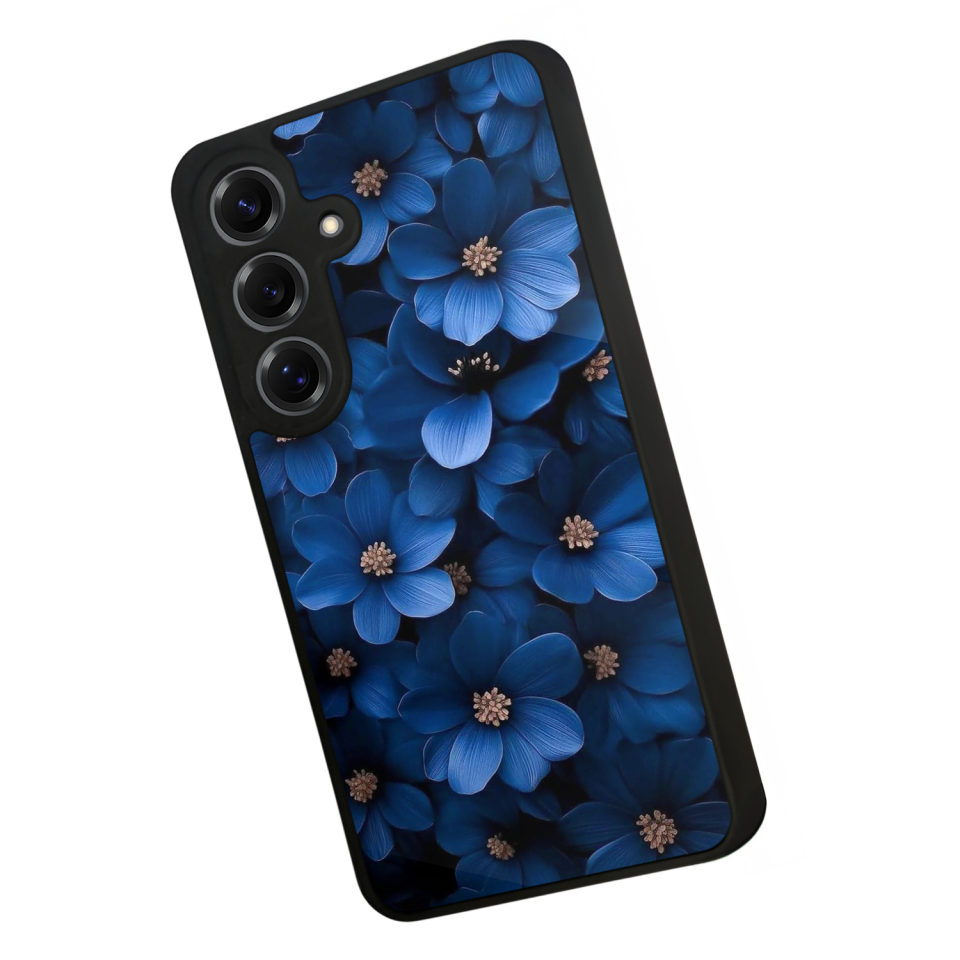 Samsung Galaxy S25 Uyumlu Cicek Tasarımlı Glossy Premium Kılıf
