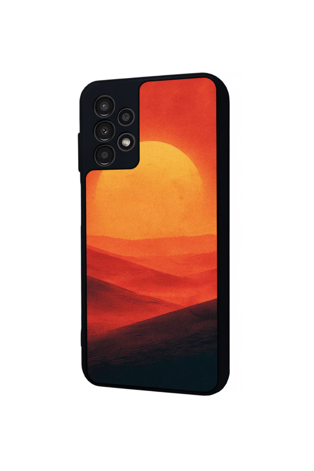 Samsung Galaxy A23 Uyumlu Güneş Tasarımlı Glossy Premium Kılıf