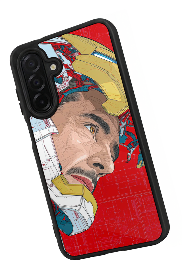Samsung Galaxy A36 Uyumlu Iron Man ( Demir Adam ) Tasarımlı Glossy Premium Kılıf