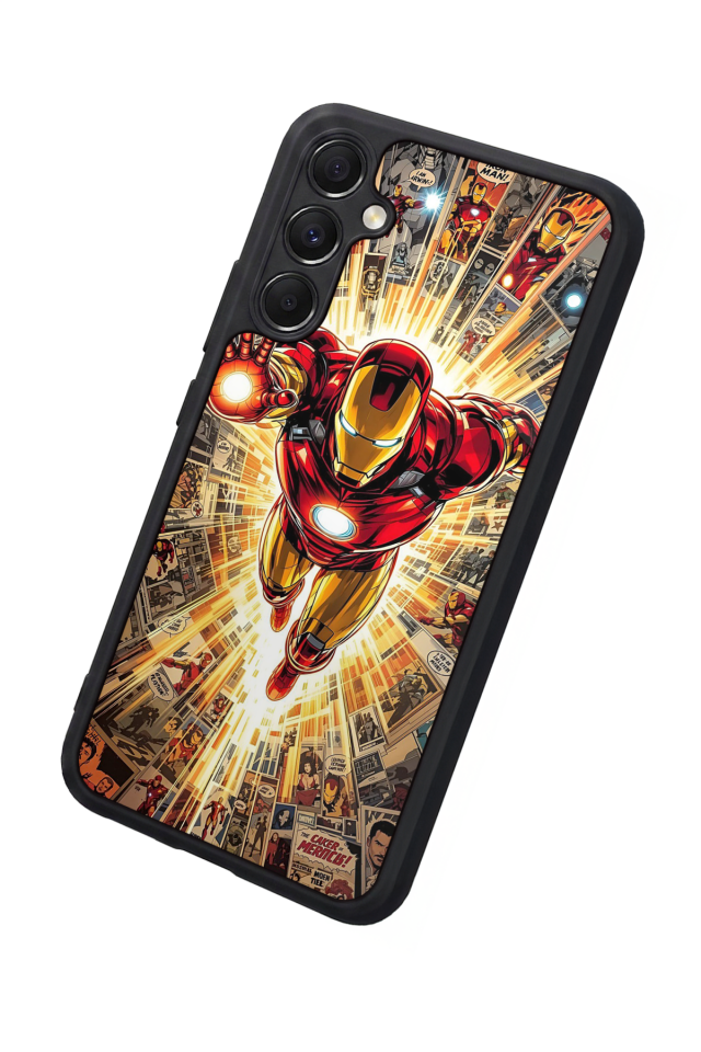 Samsung Galaxy M34 Uyumlu  Iron Man ( Demir Adam ) Tasarımlı Glossy Premium Kılıf