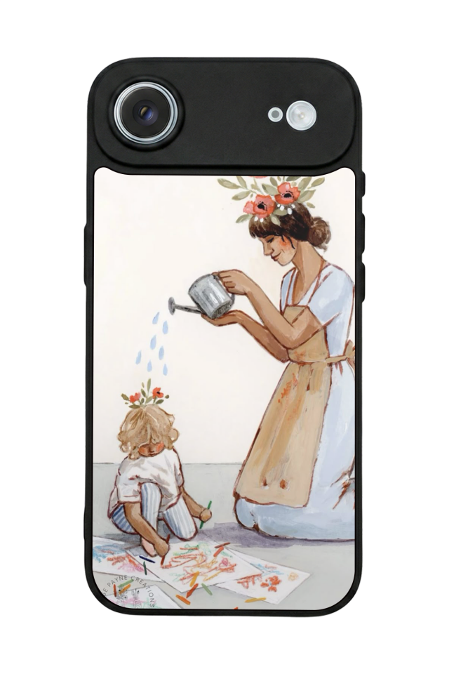 iPhone 17 Air Uyumlu Kalp Love Tasarımlı Glossy Premium Kılıf