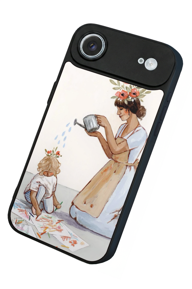 iPhone 17 Air Uyumlu Kalp Love Tasarımlı Glossy Premium Kılıf