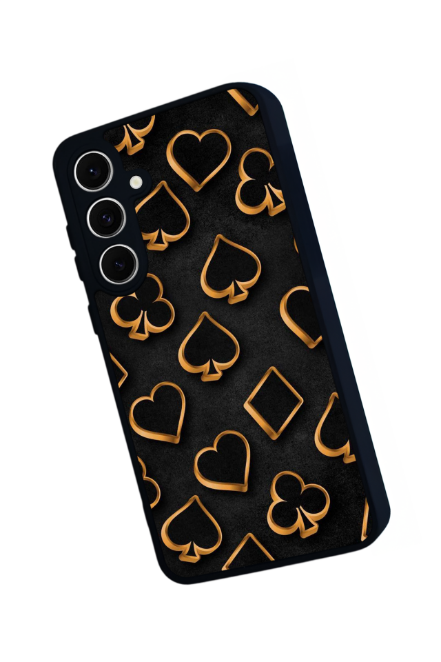 Samsung Galaxy S24 FE Uyumlu Kart Tasarımlı Glossy Premium Kılıf