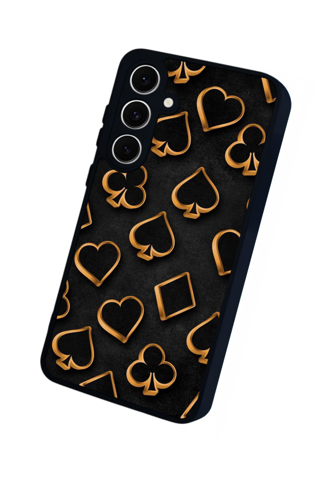 Samsung Galaxy S24 FE Uyumlu Kart Tasarımlı Glossy Premium Kılıf