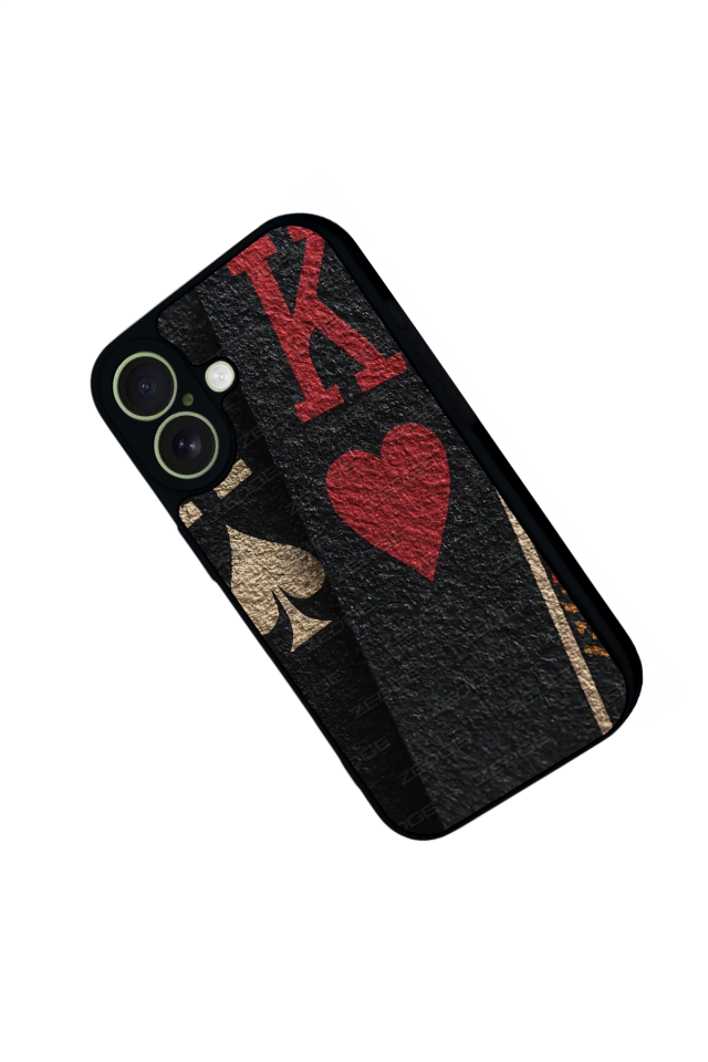 iPhone 17 Uyumlu Kart Tasarımlı Glossy Premium Kılıf