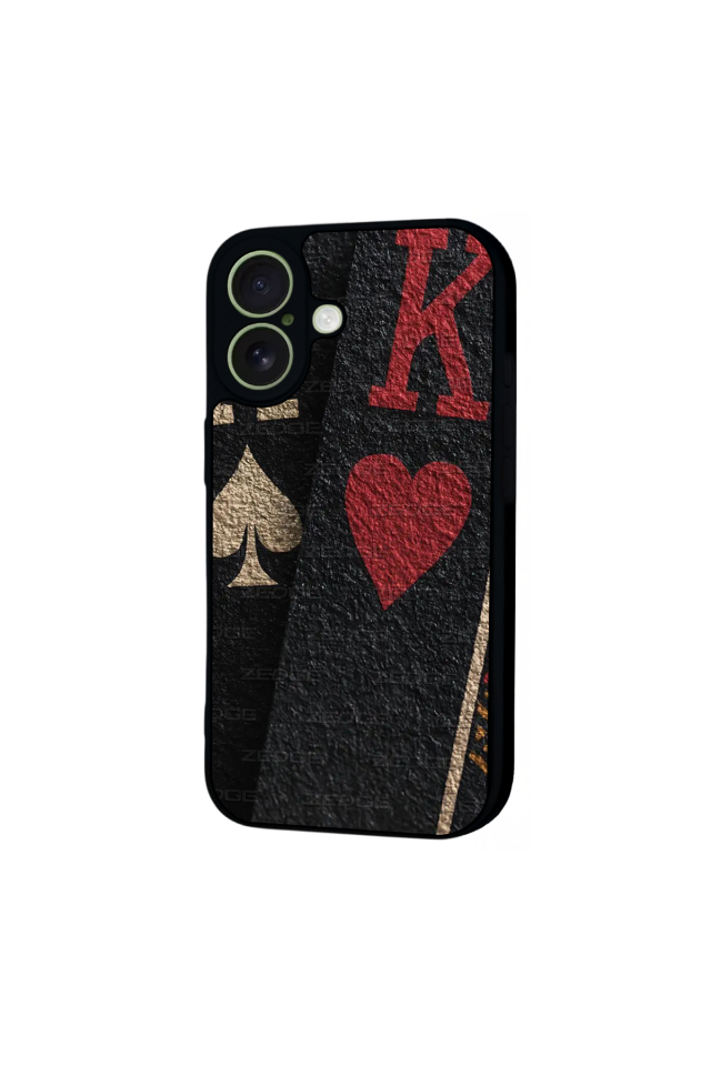 iPhone 17 Uyumlu Kart Tasarımlı Glossy Premium Kılıf