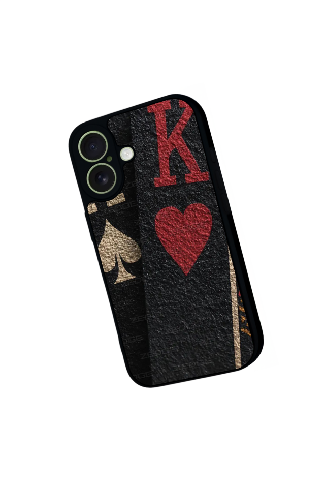 iPhone 17 Uyumlu Kart Tasarımlı Glossy Premium Kılıf