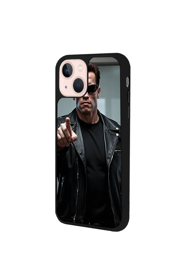 iPhone 14 Plus Uyumlu Terminator Tasarımlı Glossy Premium Kılıf