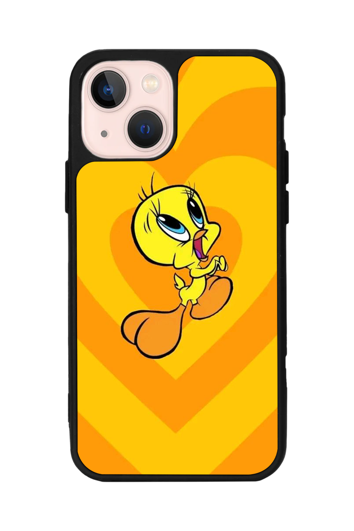 iPhone 13 Mini Uyumlu Tweety Tasarımlı Glossy Premium Kılıf