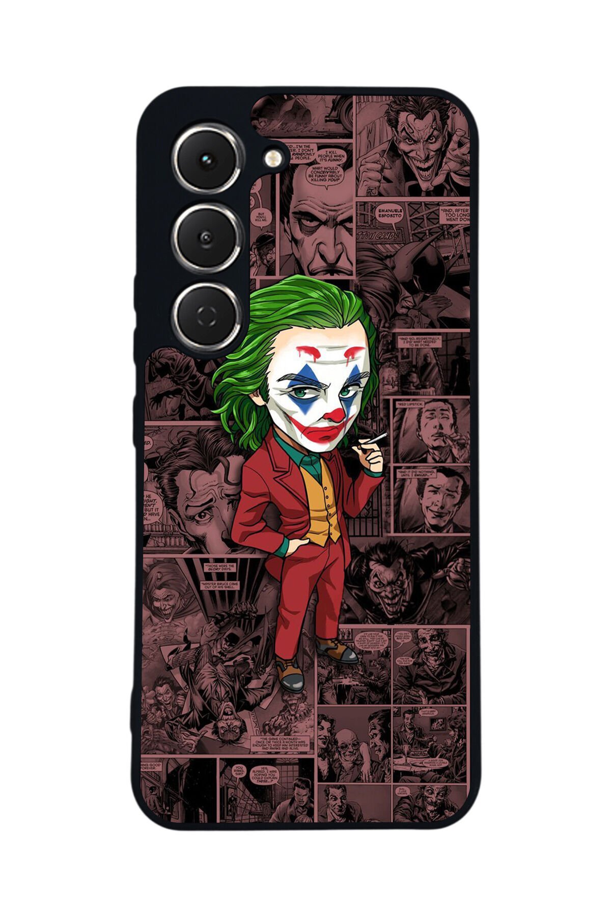 Tecno Spark 40 Pro Uyumlu Joker Tasarımlı Glossy Premium Kılıf