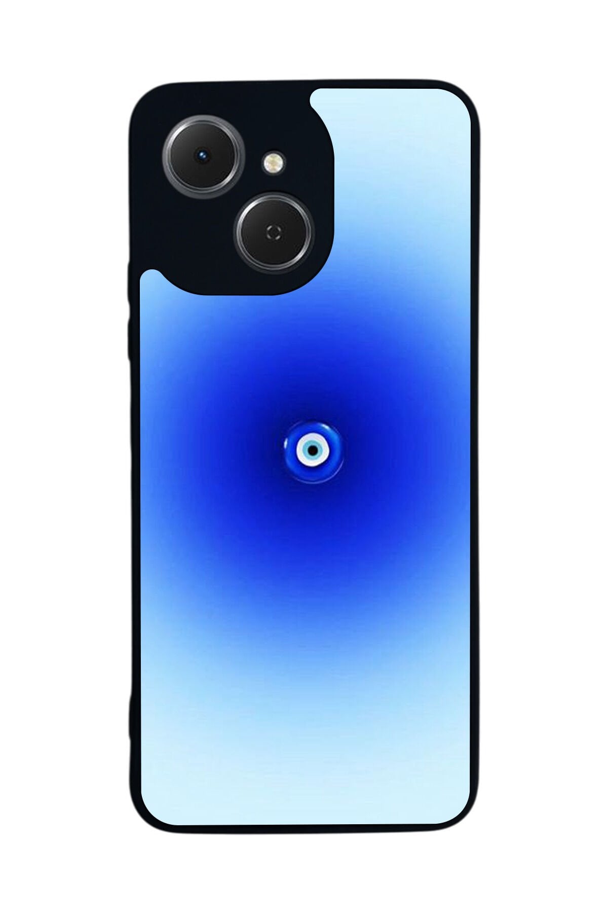 Tecno Spark 40C Uyumlu Nazar Tasarımlı Glossy Premium Kılıf