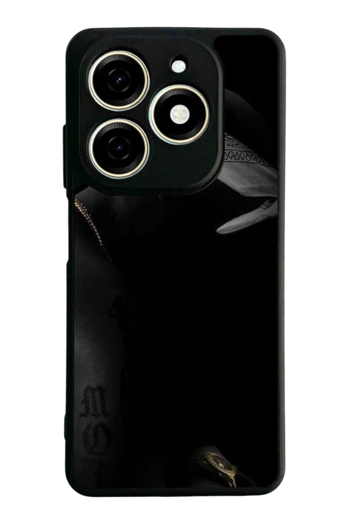 Tecno Spark 20/20C Uyumlu Tupac Tasarımlı Glossy Premium Kılıf