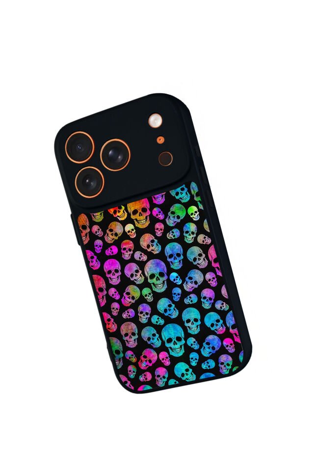 iPhone 17 Pro Max Uyumlu KuruKafa Tasarımlı Glossy Premium Kılıf