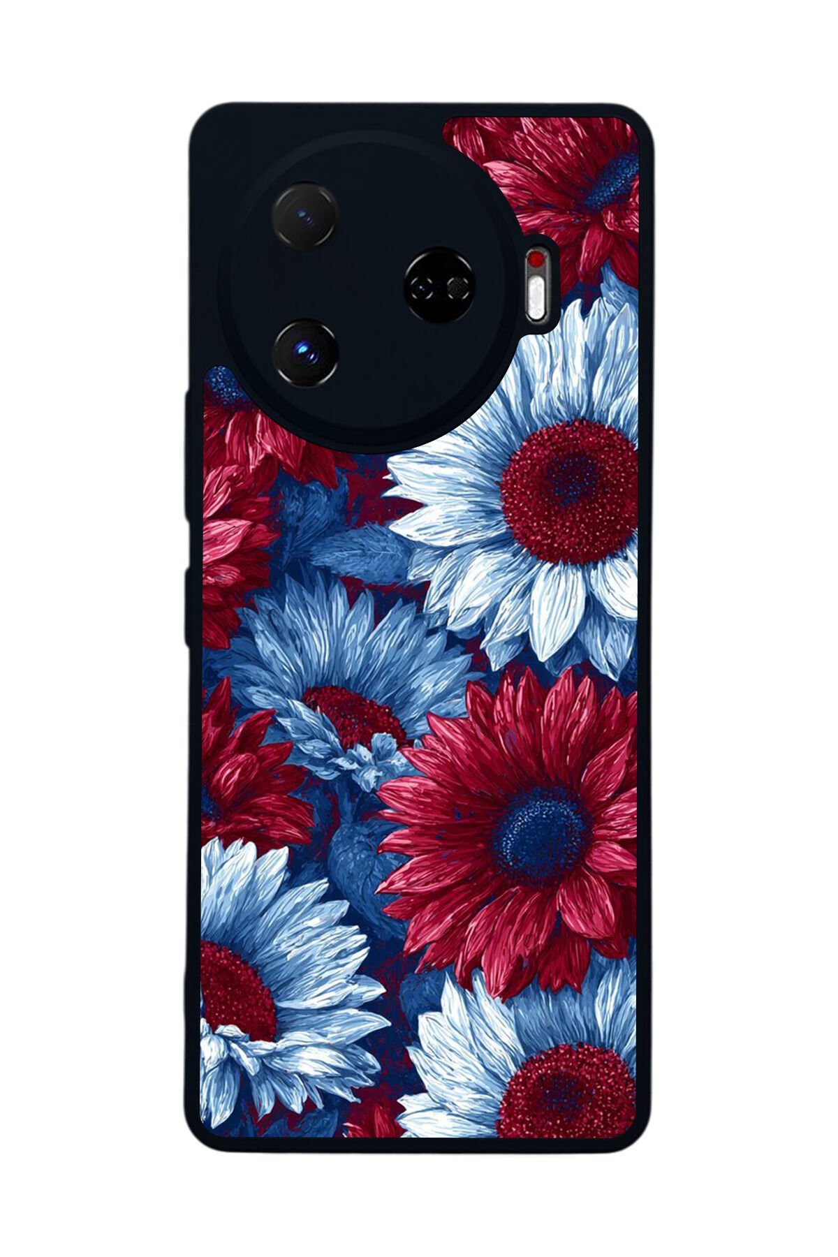 Tecno Camon 30 Pro Uyumlu Cicek Tasarımlı Glossy Premium Kılıf