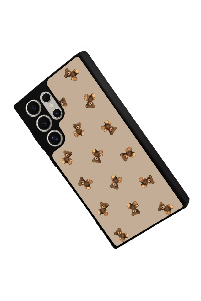 Samsung Galaxy S24 Ultra Uyumlu Ayı Tasarımlı Glossy Premium Kılıf