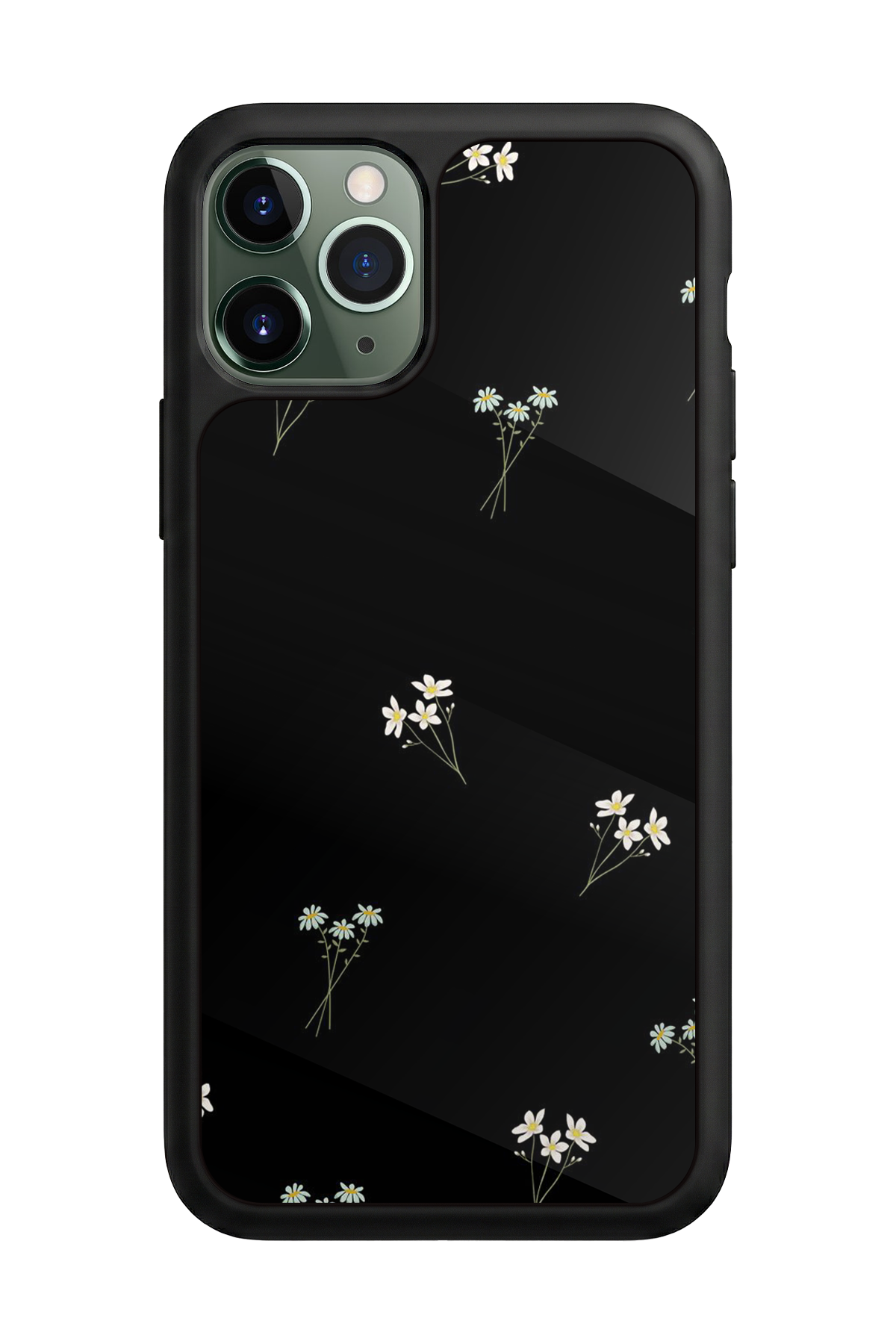 iPhone 11 Pro Max Uyumlu Cicek Tasarımlı Glossy Premium Kılıf