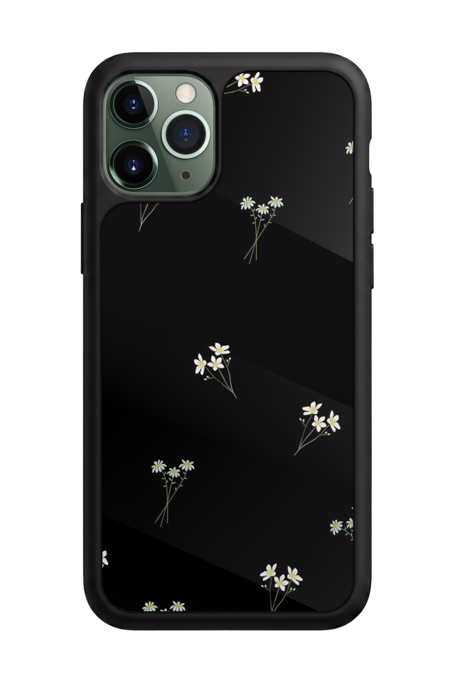 iPhone 11 Pro Max Uyumlu Cicek Tasarımlı Glossy Premium Kılıf