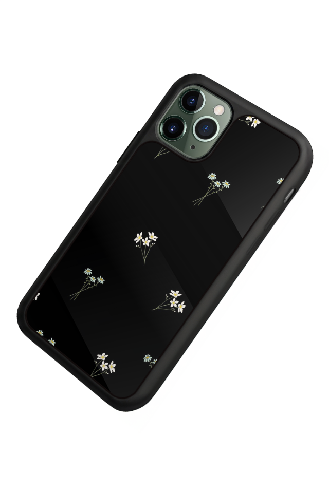iPhone 11 Pro Max Uyumlu Cicek Tasarımlı Glossy Premium Kılıf
