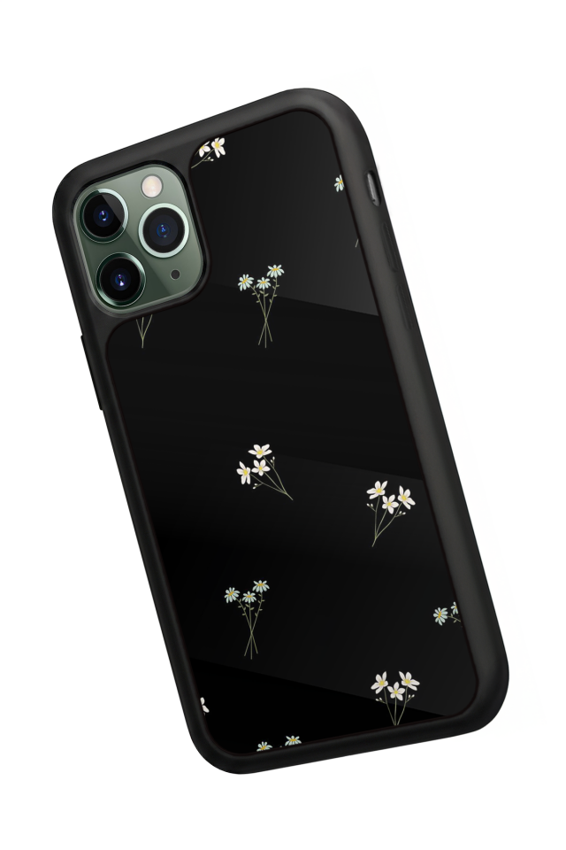 iPhone 11 Pro Max Uyumlu Cicek Tasarımlı Glossy Premium Kılıf