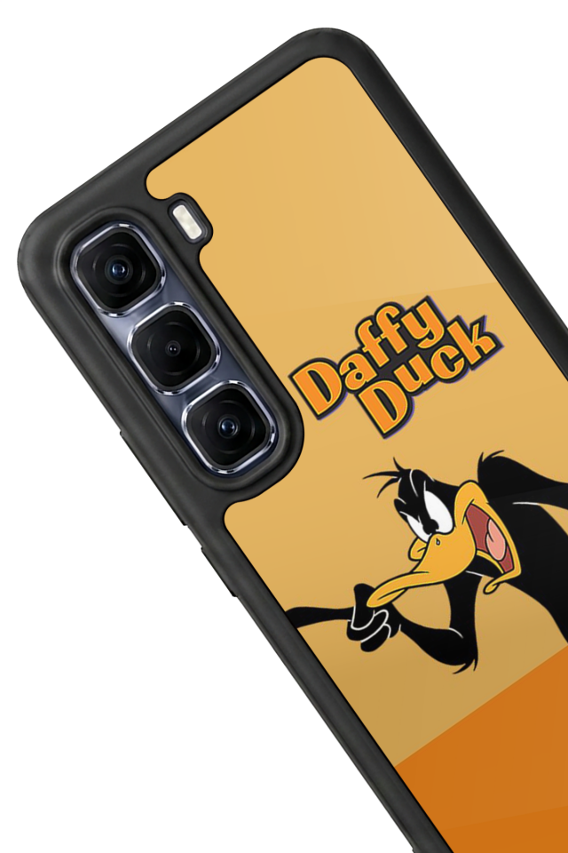 Infinix Hot 60 Pro Plus Uyumlu Daffy duck Tasarımlı Glossy Premium Kılıf