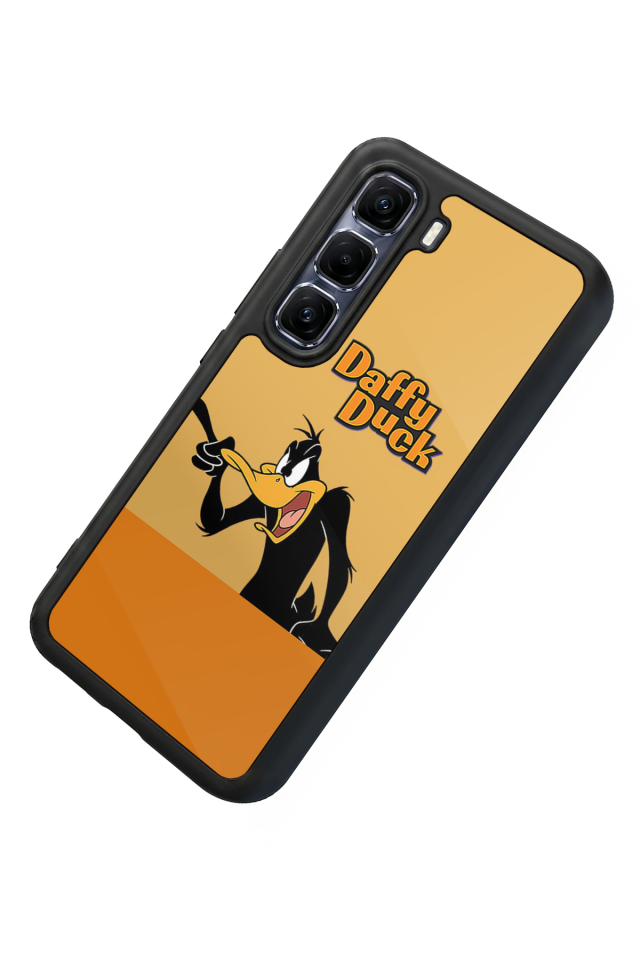 Infinix Hot 60 Pro Plus Uyumlu Daffy duck Tasarımlı Glossy Premium Kılıf