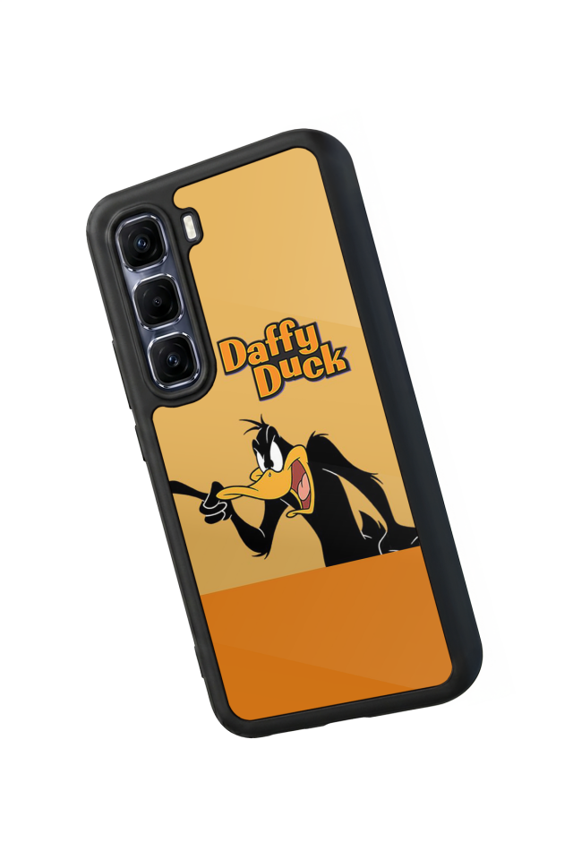 Infinix Hot 60 Pro Plus Uyumlu Daffy duck Tasarımlı Glossy Premium Kılıf