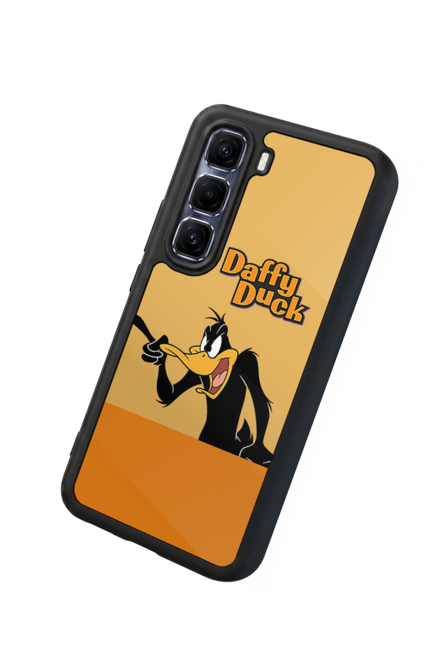 Infinix Hot 60 Pro Plus Uyumlu Daffy duck Tasarımlı Glossy Premium Kılıf