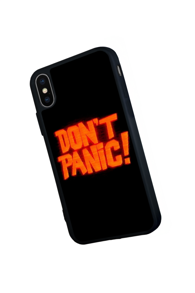 iPhone XS Max Uyumlu Dont Stop Tasarımlı Glossy Premium Kılıf