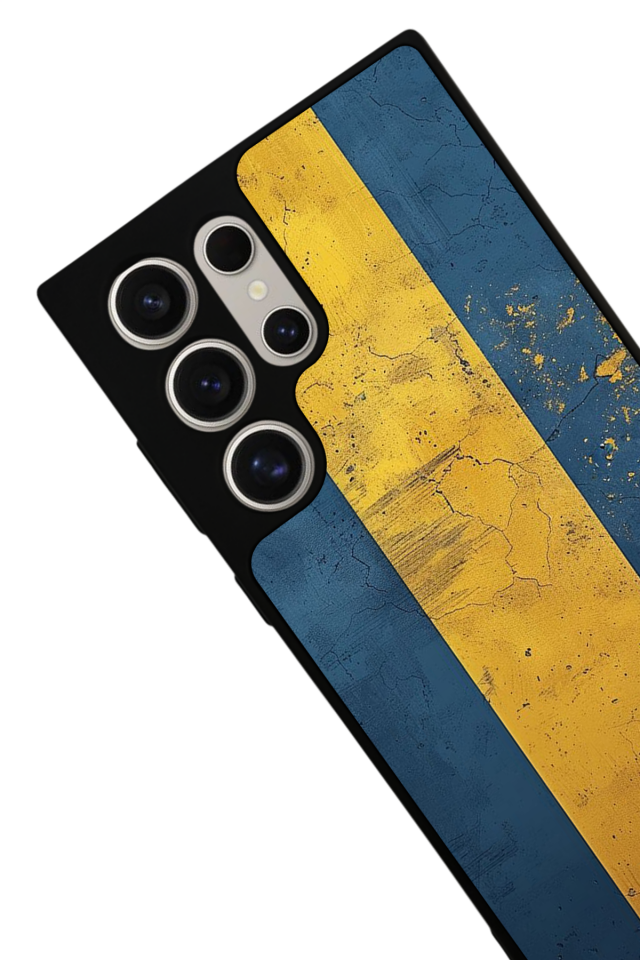 Samsung Galaxy S22 Ultra Uyumlu Fenerbahce Tasarımlı Glossy Premium Kılıf