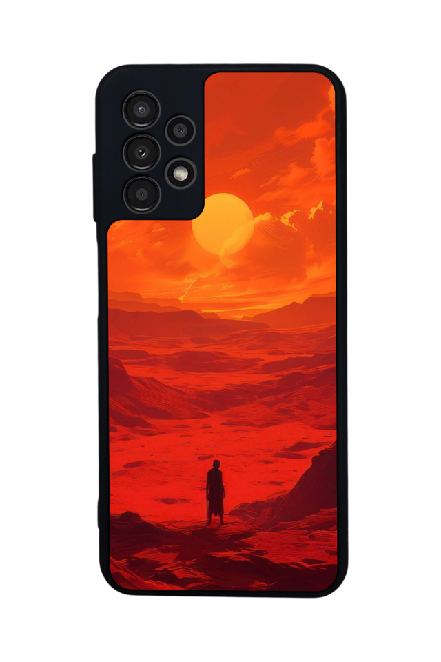 Samsung Galaxy A23 Uyumlu Güneş Tasarımlı Glossy Premium Kılıf